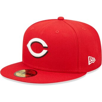 Šiltovka rovná červená upravená 59FIFTY AC Perf Cincinnati Reds MLB New Era