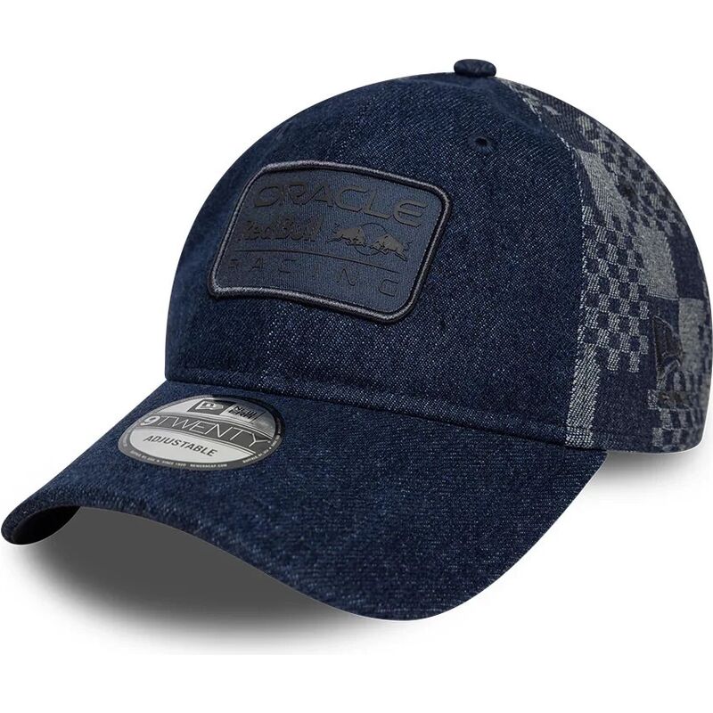 siltovka-zaoblena-tmavomodra-nastavitelny-9twenty-patterned-denim-red-bull-racing-formula-1-new-era