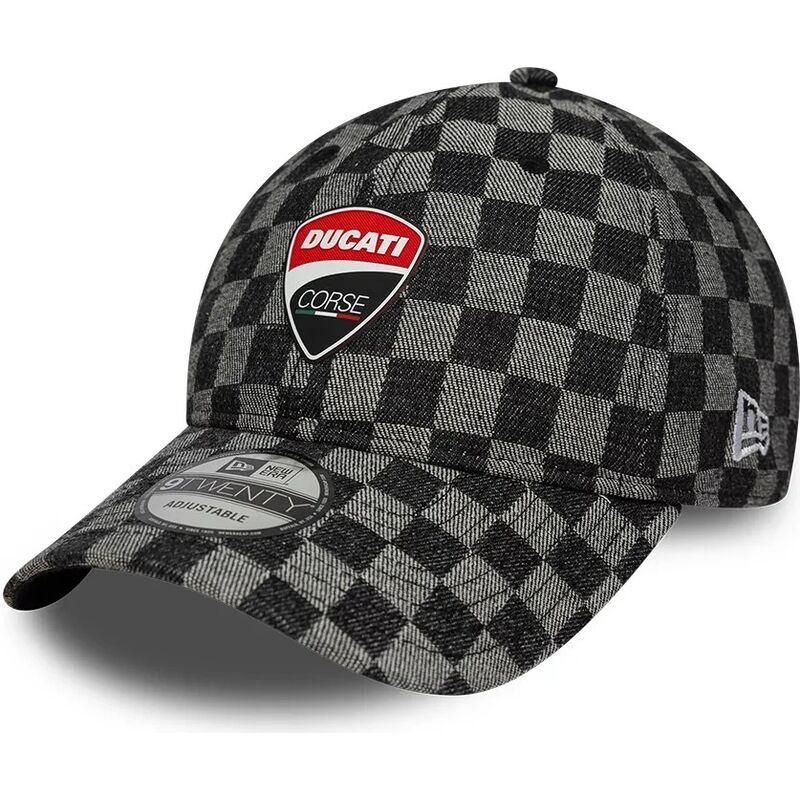 siltovka-zaoblena-cierna-nastavitelny-9twenty-check-ducati-motor-motogp-new-era