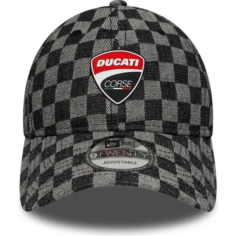 siltovka-zaoblena-cierna-nastavitelny-9twenty-check-ducati-motor-motogp-new-era