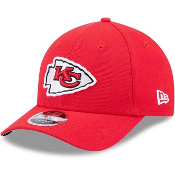 Šiltovka zaoblená červená snapback 9FORTY M-Crown Team Kansas City Chiefs NFL New Era