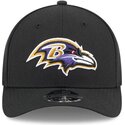 siltovka-zaoblena-cierna-snapback-9forty-m-crown-team-baltimore-ravens-nfl-new-era