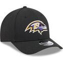 siltovka-zaoblena-cierna-snapback-9forty-m-crown-team-baltimore-ravens-nfl-new-era