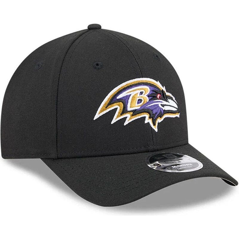 siltovka-zaoblena-cierna-snapback-9forty-m-crown-team-baltimore-ravens-nfl-new-era