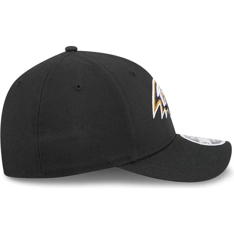 siltovka-zaoblena-cierna-snapback-9forty-m-crown-team-baltimore-ravens-nfl-new-era