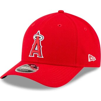 Šiltovka zaoblená červená snapback 9FORTY M-Crown Player Replica Los Angeles Angels MLB New Era
