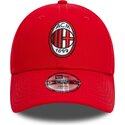 siltovka-zaoblena-cervena-nastavitelny-pre-deti-9forty-core-ac-milan-serie-a-new-era