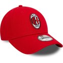 siltovka-zaoblena-cervena-nastavitelny-pre-deti-9forty-core-ac-milan-serie-a-new-era