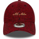 siltovka-zaoblena-cervena-nastavitelny-9forty-houndstooth-ac-milan-serie-a-new-era