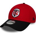 siltovka-zaoblena-cervena-snapback-9forty-team-stade-toulousain-top-14-new-era