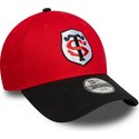 siltovka-zaoblena-cervena-snapback-pre-deti-9forty-team-stade-toulousain-top-14-new-era