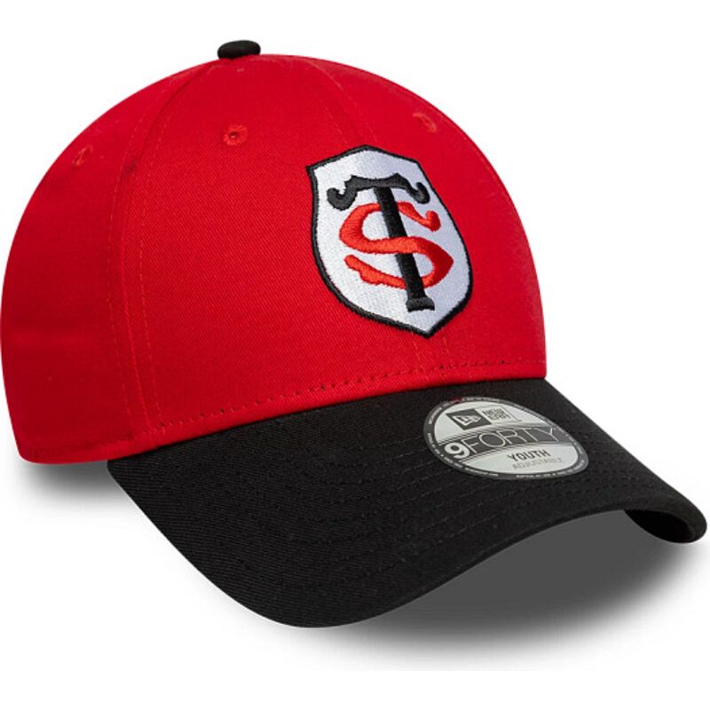 siltovka-zaoblena-cervena-snapback-pre-deti-9forty-team-stade-toulousain-top-14-new-era