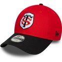 siltovka-zaoblena-cervena-snapback-pre-deti-9forty-team-stade-toulousain-top-14-new-era