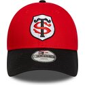 siltovka-zaoblena-cervena-snapback-pre-deti-9forty-team-stade-toulousain-top-14-new-era