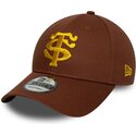 siltovka-zaoblena-hneda-snapback-9forty-seasonal-stade-toulousain-top-14-new-era