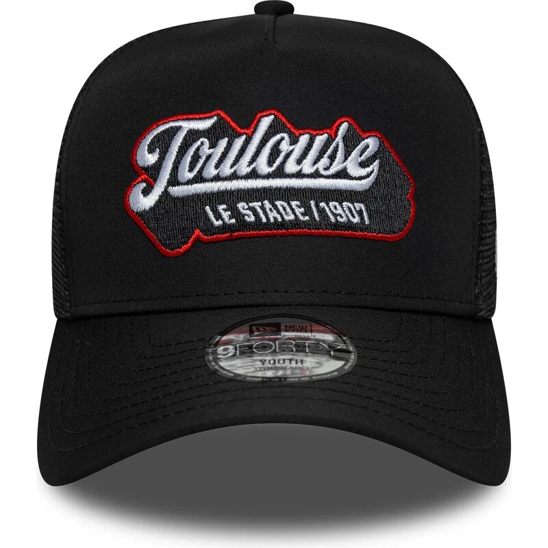 siltovka-zaoblena-cierna-snapback-pre-deti-e-frame-patch-stade-toulousain-new-era
