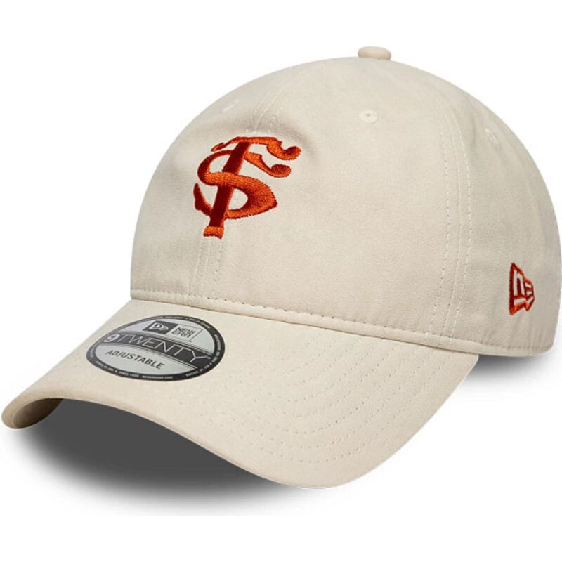 siltovka-zaoblena-bezova-nastavitelny-9twenty-faux-suede-stade-toulousain-top-14-new-era