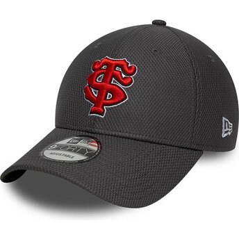 Šiltovka zaoblená sivá snapback 9FORTY Diamond Era Stade Toulousain Top 14 New Era