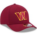 siltovka-zaoblena-cervena-snapback-9forty-m-crown-team-washington-commanders-nfl-new-era