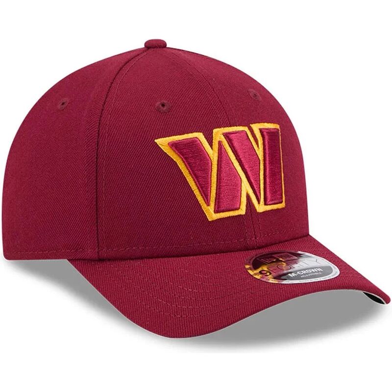 siltovka-zaoblena-cervena-snapback-9forty-m-crown-team-washington-commanders-nfl-new-era