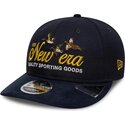 siltovka-zaoblena-tmavomodra-nastavitelny-9fifty-retro-crown-suede-new-era