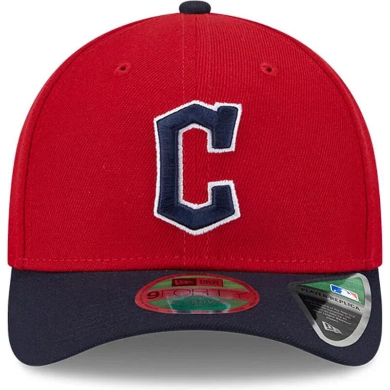 siltovka-zaoblena-cervena-snapback-9forty-m-crown-player-replica-cleveland-guardians-mlb-new-era