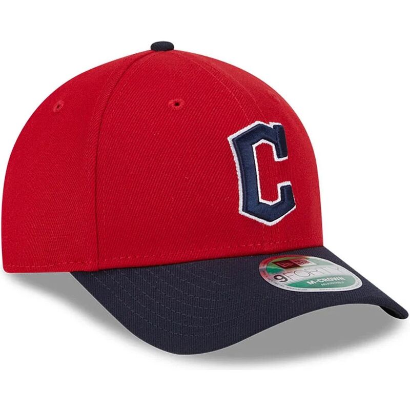 siltovka-zaoblena-cervena-snapback-9forty-m-crown-player-replica-cleveland-guardians-mlb-new-era
