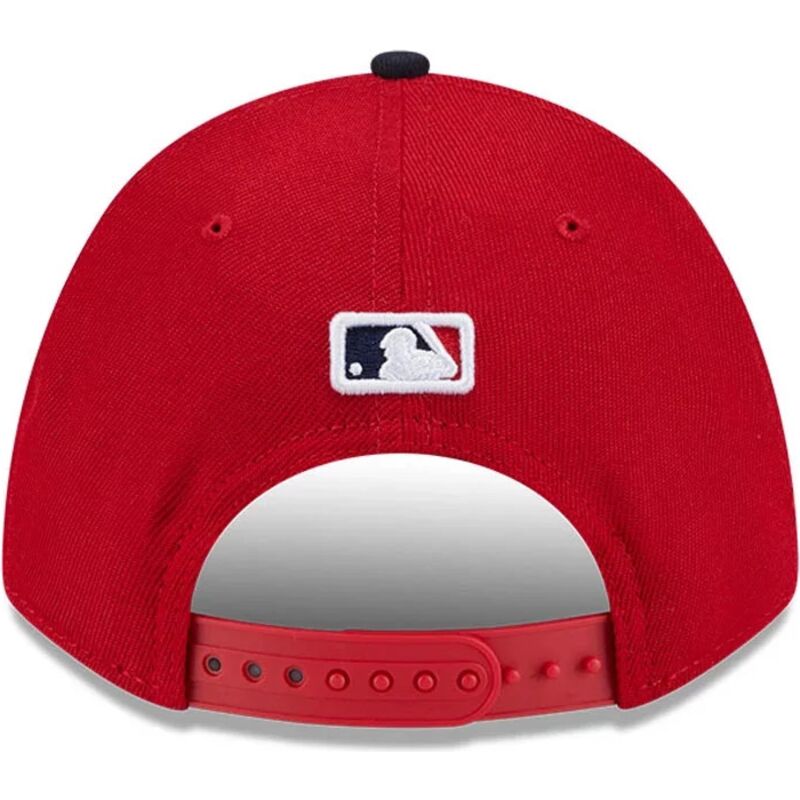 siltovka-zaoblena-cervena-snapback-9forty-m-crown-player-replica-cleveland-guardians-mlb-new-era