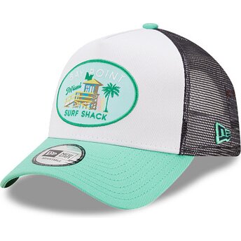 Šiltovka zaoblená zelená snapback A Frame Location Miami New Era