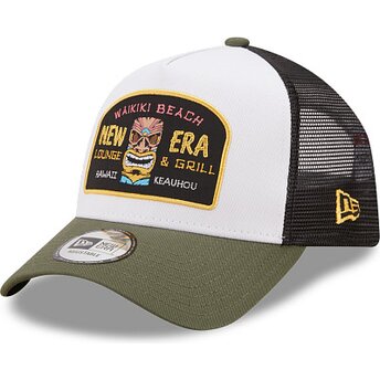 Šiltovka zaoblená zelená snapback A Frame Location Icon Hawaii New Era