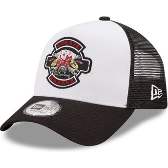 Šiltovka zaoblená čierna snapback A Frame Location Icon Pigs Eye Garage New Era