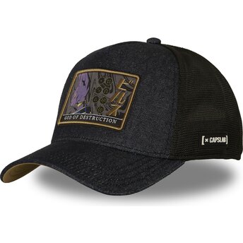 Šiltovka zaoblená tmavomodrá snapback DBS9 DES Beerus Dragon Ball Capslab
