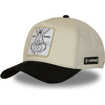 Šiltovka zaoblená béžová snapback LOO14 BIC Bugs Bunny Looney Tunes Capslab