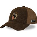 siltovka-zaoblena-hneda-snapback-tasmansky-diabol-looney-tunes-capslab