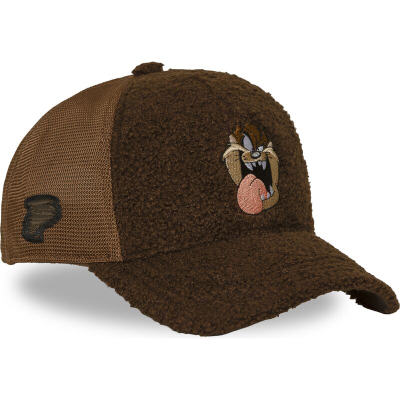 siltovka-zaoblena-hneda-snapback-tasmansky-diabol-looney-tunes-capslab