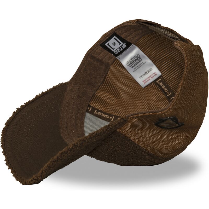siltovka-zaoblena-hneda-snapback-tasmansky-diabol-looney-tunes-capslab