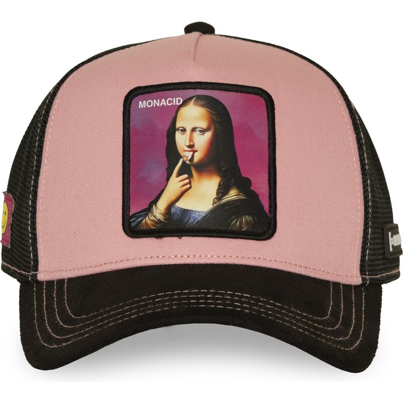 siltovka-zaoblena-ruzova-snapback-acid-art1-monacid-mona-lisa-celebrity-capslab