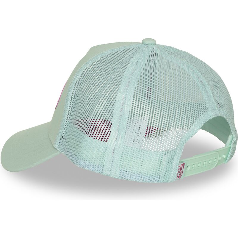 siltovka-zaoblena-zelena-snapback-rosa-log21-von-dutch