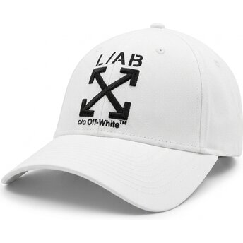 Šiltovka zaoblená biely nastaviteľný Clamp Arrows Twill L/AB c/o Off-White™