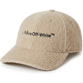 Šiltovka zaoblená béžová nastaviteľný Embroidered Sherpa L/AB c/o Off-White™