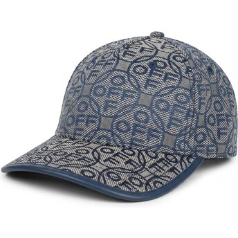 Šiltovka zaoblená tmavomodrá nastaviteľný Off Jacquard Canvas L/AB c/o Off-White™