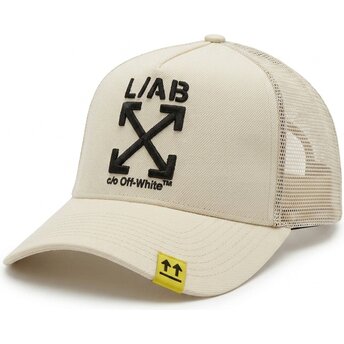 Šiltovka zaoblená béžová snapback Clamp Arrows L/AB c/o Off-White™