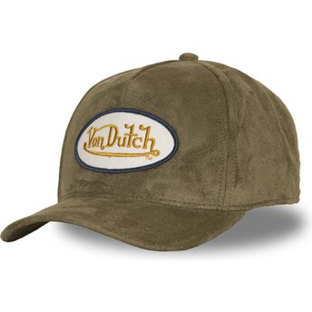 Šiltovka zaoblená zelená snapback FUR FK Von Dutch