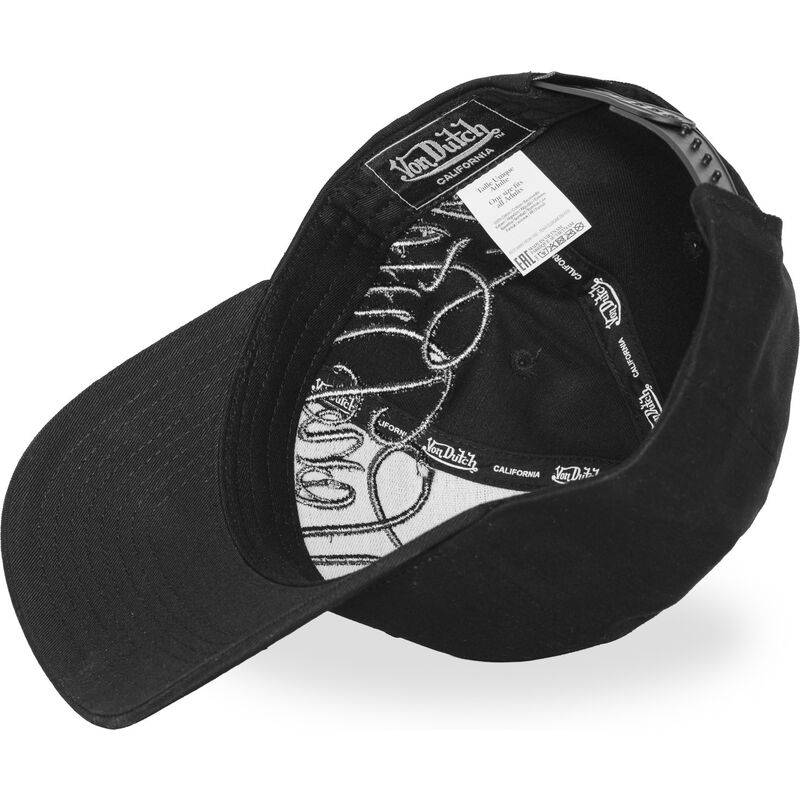siltovka-zaoblena-cierna-snapback-chi04-von-dutch