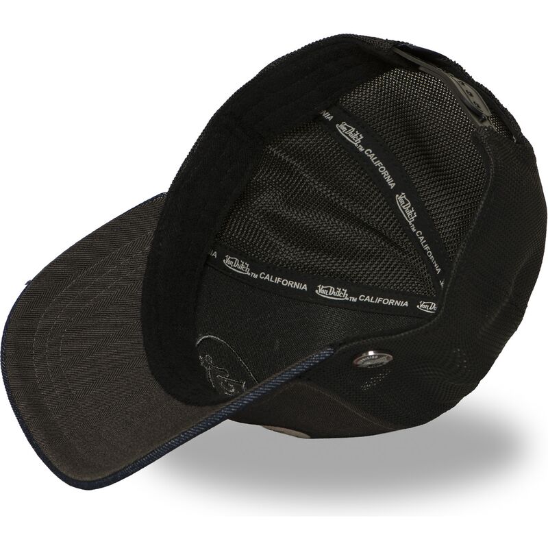 siltovka-zaoblena-siva-snapback-shield06-von-dutch