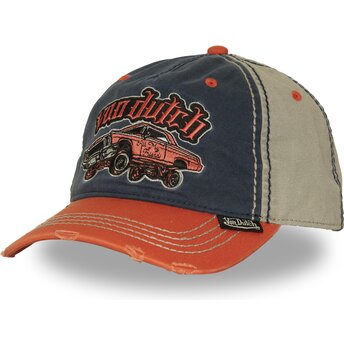 Šiltovka zaoblená viacfarebná nastaviteľný RETRO18 Von Dutch