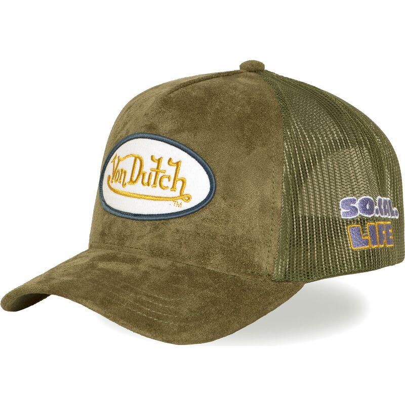 siltovka-zaoblena-zelena-snapback-fur15-von-dutch