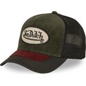 siltovka-zaoblena-zelena-snapback-shield07-von-dutch