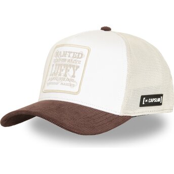 Šiltovka zaoblená béžová snapback OP9 BICO Monkey D. Luffy One Piece Capslab