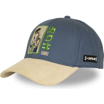 Šiltovka zaoblená modrá snapback BOR KAW Kawaki Uzumaki Boruto Capslab